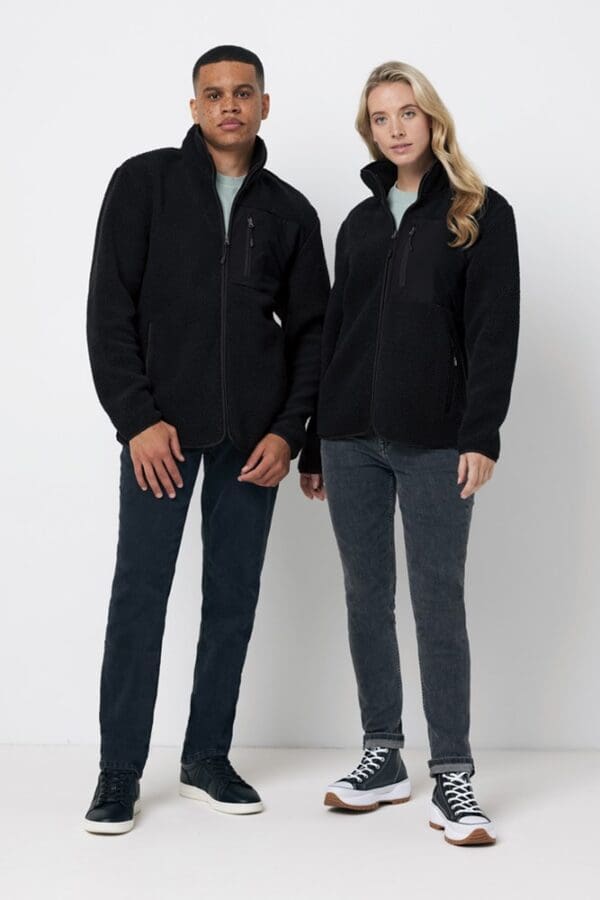 Fleecejacke IQONIQ Diran aus recyceltem Polyesterflor