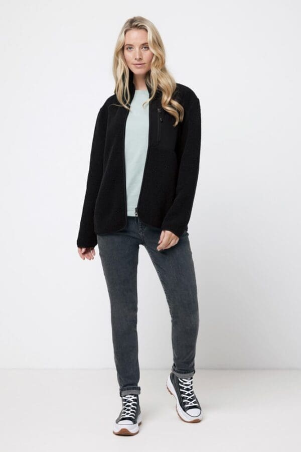 Fleecejacke IQONIQ Diran aus recyceltem Polyesterflor
