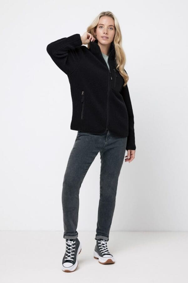 Fleecejacke IQONIQ Diran aus recyceltem Polyesterflor