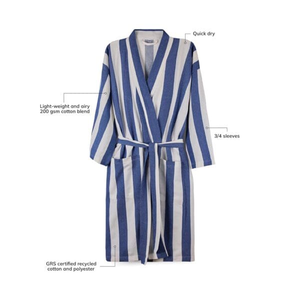Hamam-Bademantel VINGA Ornos GRS L/XL