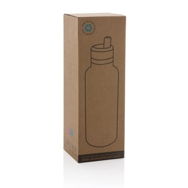 Hydro Vakuumflasche aus RCS recycel. Stainless-Steel