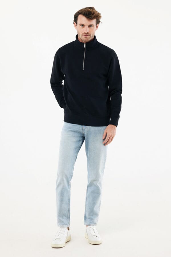 IQONIQ Abisko Zip-Kapuzenpullover aus recycelter Baumwolle