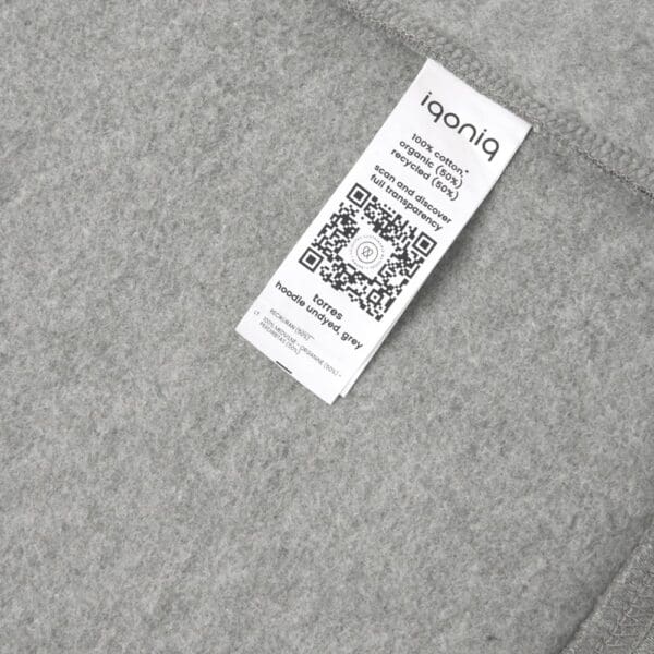 IQONIQ Torres ungefärbter Hoodie aus recycelter Baumwolle