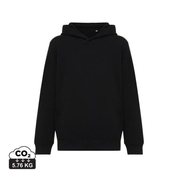 IQONIQ Yengo KidsHoodie mit Seitentaschen aus rec. Baumwolle