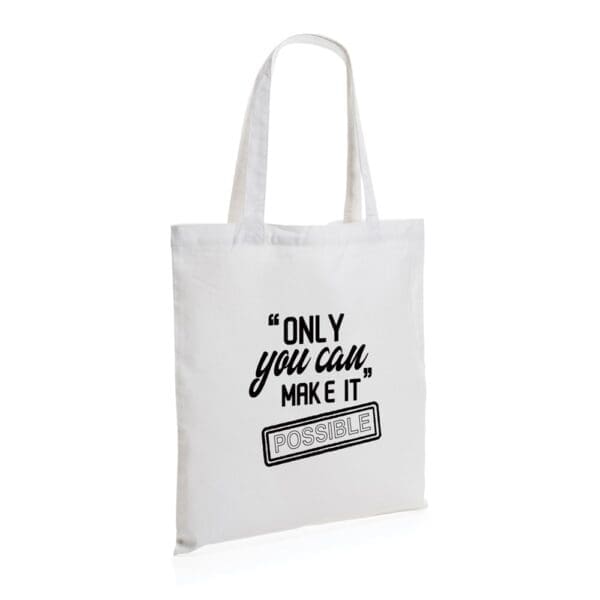 Impact AWARE™ recycelte Baumwolltasche 145gr
