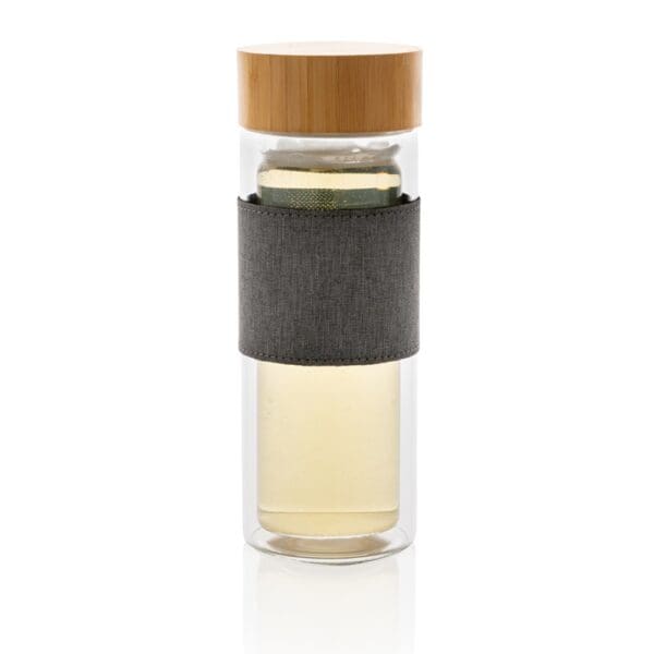 Impact doppelwandige Borosilikatglas-Flasche