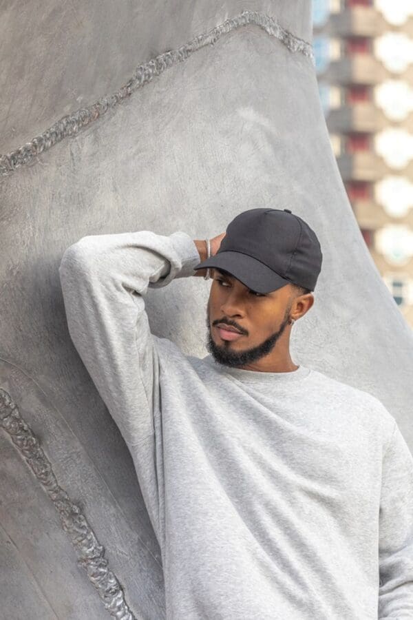 Kappe Impact 5 Panel aus 190gr rCotton mit AWARE™ Tracer