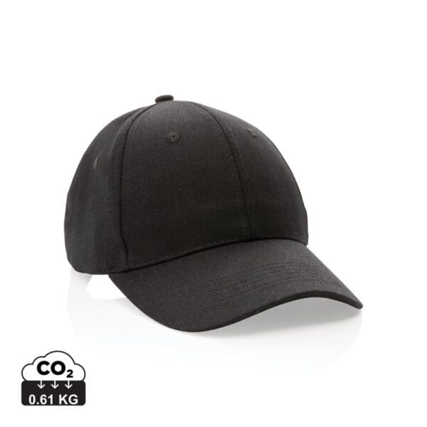 Kappe Impact 6 Panel aus 280gr rCotton mit AWARE™ Tracer
