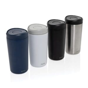 Klickbecher Avira Alix aus RCS rec. Stahl 400ml