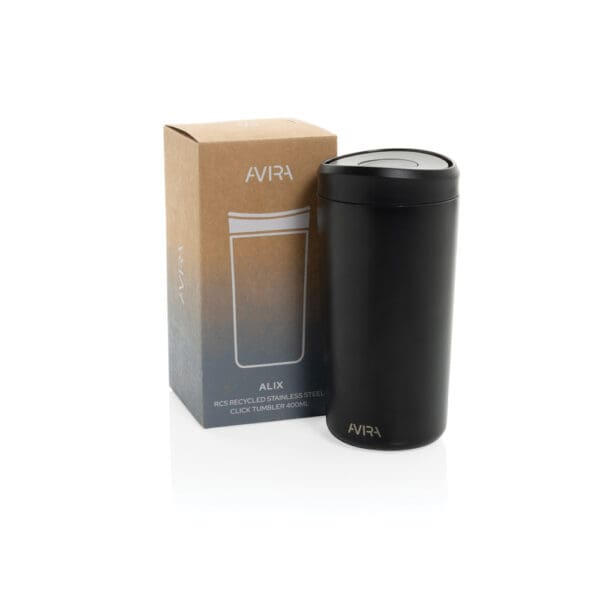 Klickbecher Avira Alix aus RCS rec. Stahl 400ml