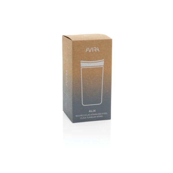 Klickbecher Avira Alix aus RCS rec. Stahl 400ml