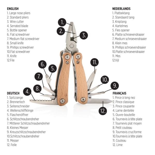 Mini-Multitool Holz