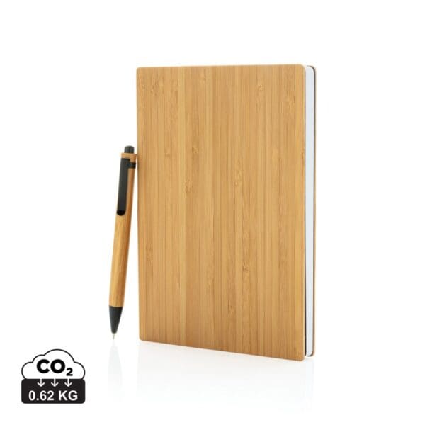 Notizbuch A5 Bambus & Stift