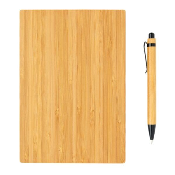 Notizbuch A5 Bambus & Stift