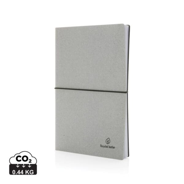 Notizbuch A5 aus GRS recyceltem Leder