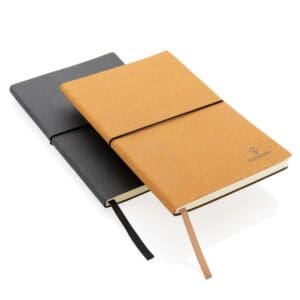 Notizbuch A5 aus GRS recyceltem Leder