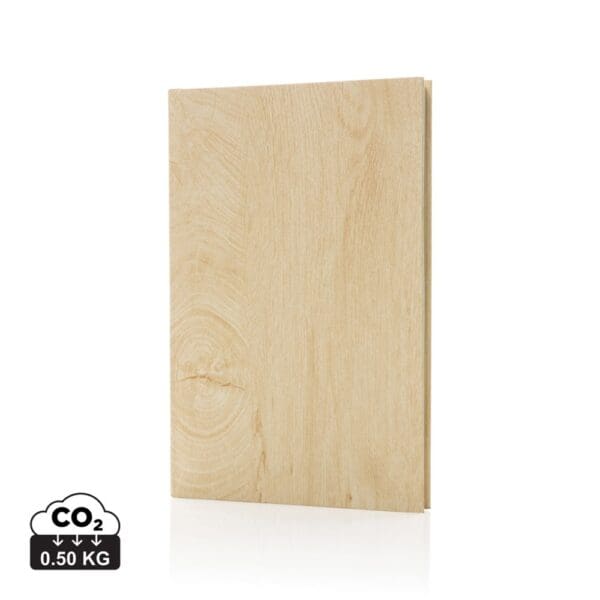 Notizbuch Kavana A5 mit Holz-Print