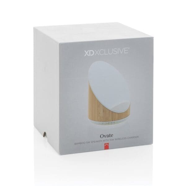 Ovate 5W Bambus Lautsprecher mit 15W WirelessCharger