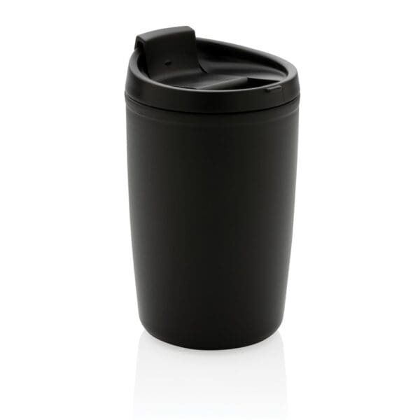 PP-Becher GRS recycelt mit Flip-Deckel