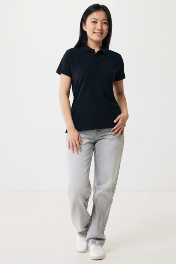 Piqué-Poloshirt IQONIQ Yosemite Damen aus rec. Baumwolle