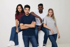 Piqué-Poloshirt IQONIQ Yosemite aus recycelter Baumwolle