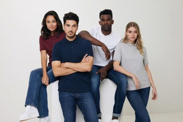 Piqué-Poloshirt IQONIQ Yosemite aus recycelter Baumwolle