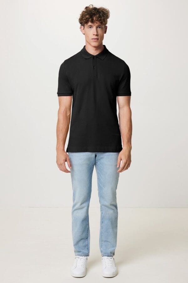 Piqué-Poloshirt IQONIQ Yosemite aus recycelter Baumwolle