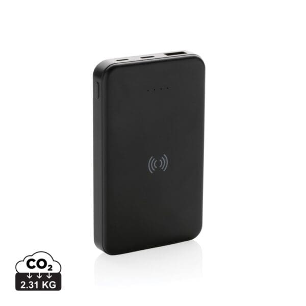 Powerbank 5.000mAh 5W Wireless aus RCS recyceltem Kunststoff