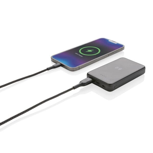 Powerbank 5.000mAh 5W Wireless aus RCS recyceltem Kunststoff