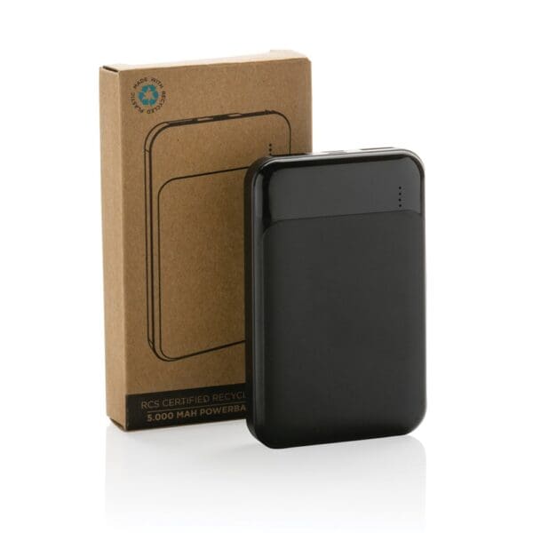 Powerbank 5.000mAh aus RCS recyceltem Kunststoff