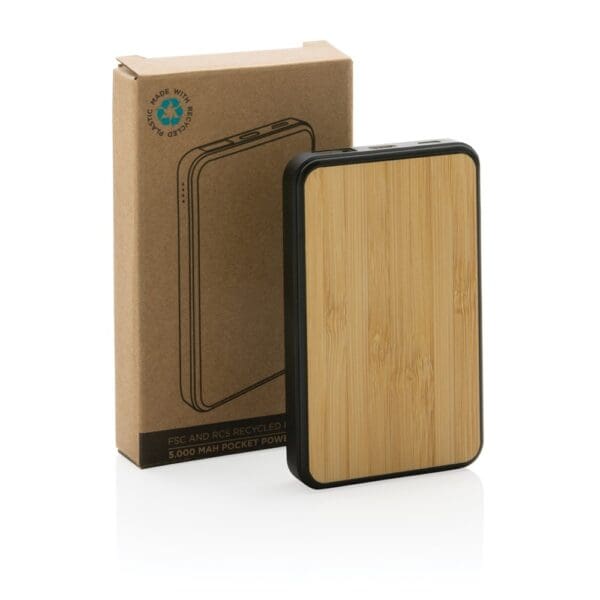Powerbank 5.000mAh aus RCS recyceltem Kunststoff