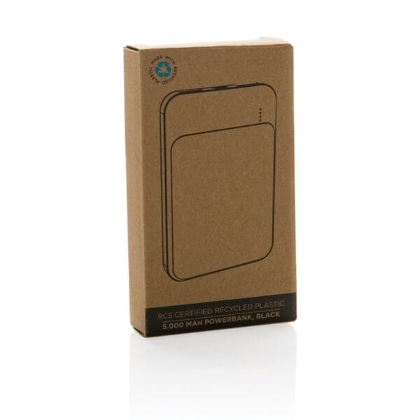 Powerbank 5.000mAh aus RCS recyceltem Kunststoff