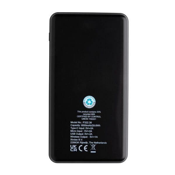 Powerbank RCS Rplastic 8.000mAh Wireless