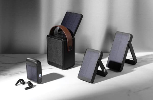 Powerbank, Skywave 5000mah Solar 10W Wireless aus rPlastik