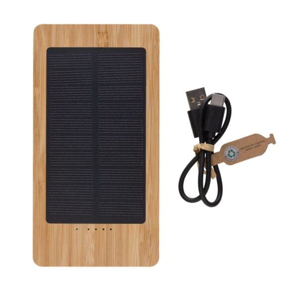 Powerbank Sunwick 10.000mah Bambus Solar