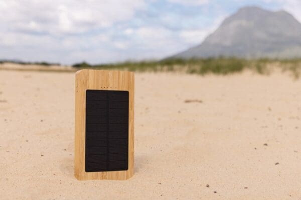 Powerbank Sunwick 10.000mah Bambus Solar