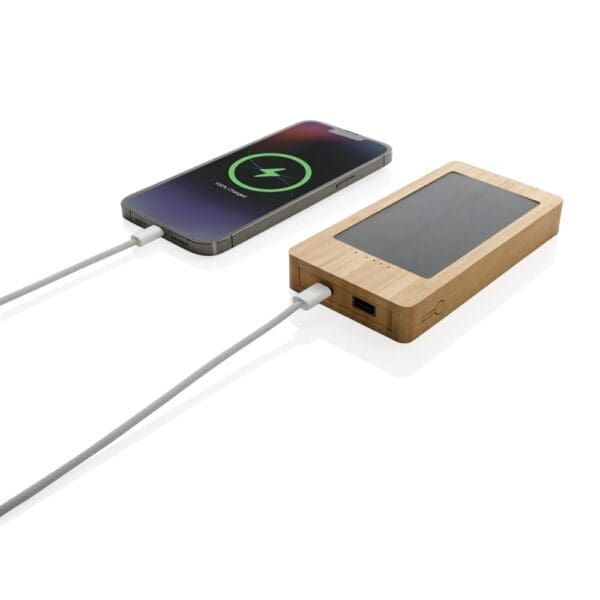 Powerbank Sunwick 10.000mah Bambus Solar