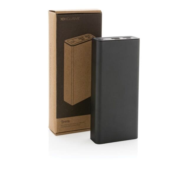 Powerbank Terra 20.000mAh 20W aus RCS recyceltem Aluminium