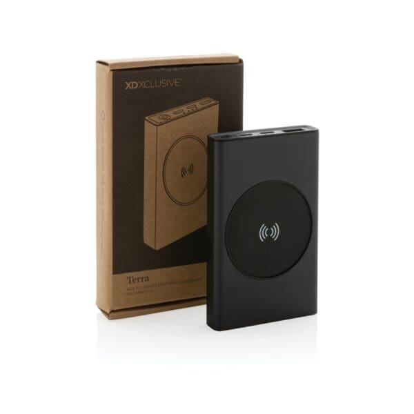 Powerbank Terra 5000mAh  aus RCS Aluminium, 5W Wireless