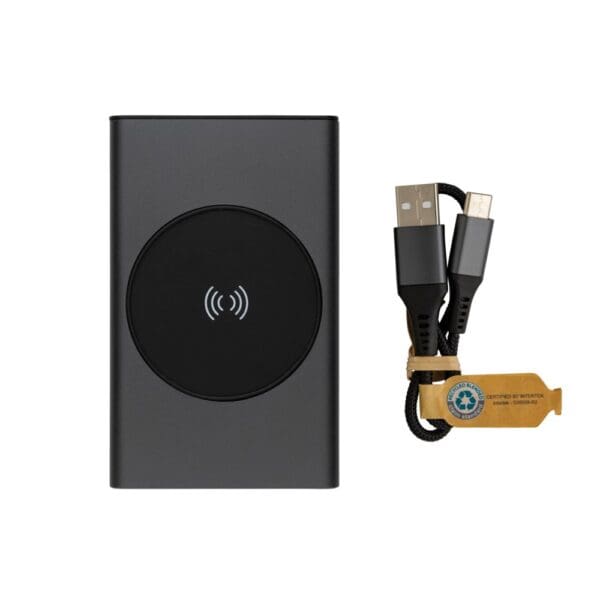 Powerbank Terra 5000mAh  aus RCS Aluminium, 5W Wireless
