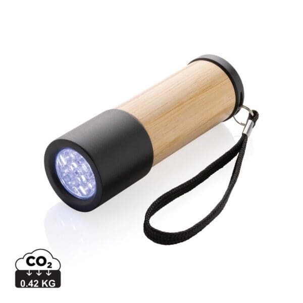 RCS-Recyclingplastiktaschenlampe Bambus- und