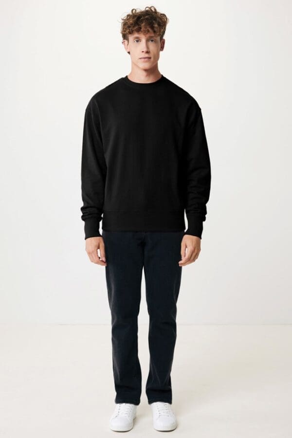 Relax-Rundhals-Sweater IQONIQ Kruger aus recycelt. Baumwolle