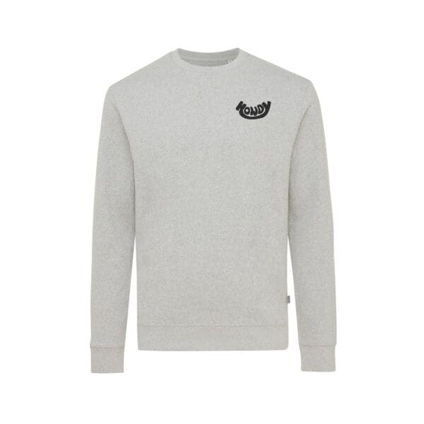 Rundhals-Sweater IQONIQ Denali ungefärbt. aus recycelter BW