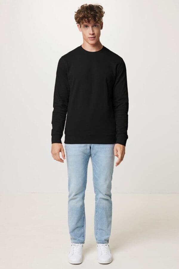 Rundhals-Sweater IQONIQ Zion aus recycelter Baumwolle