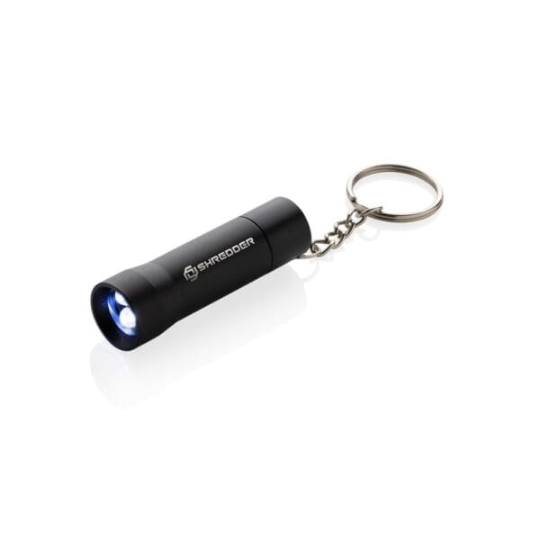 Schlüsselanhänger-Taschenlampe Flash aus RCS rec. Aluminium