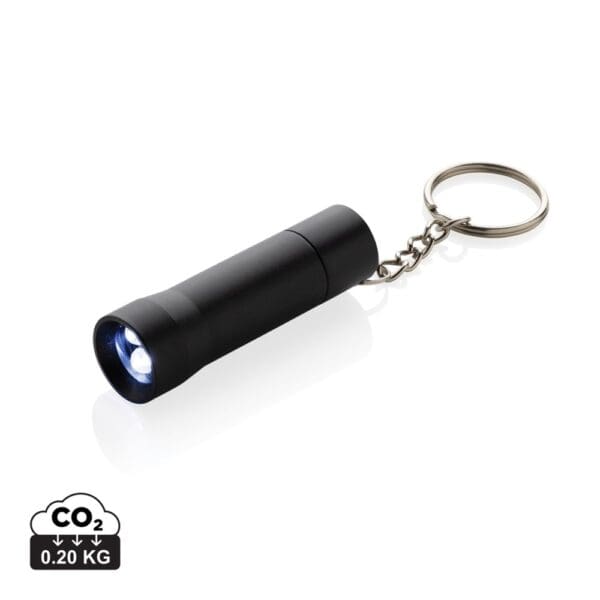 Schlüsselanhänger-Taschenlampe Flash aus RCS rec. Aluminium