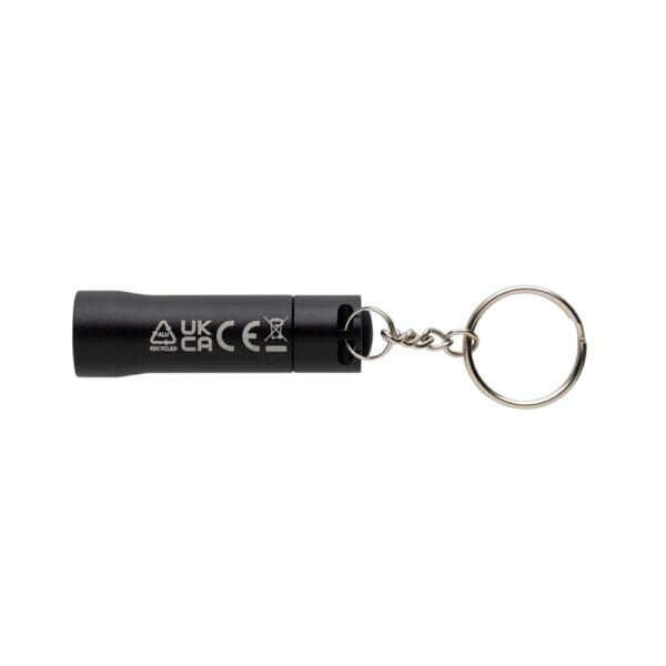 Schlüsselanhänger-Taschenlampe Flash aus RCS rec. Aluminium