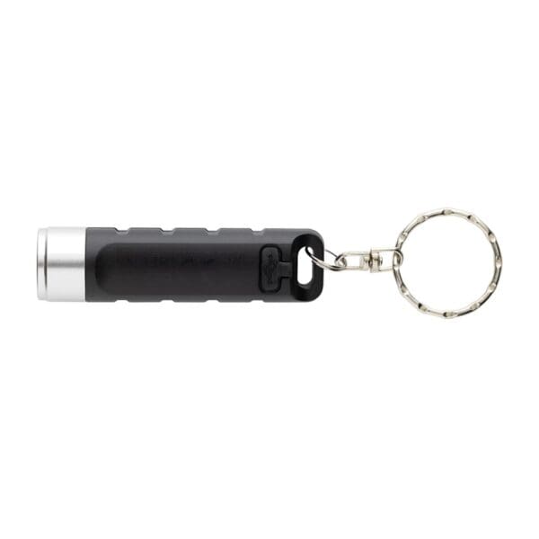 Schlüsselanhänger-Taschenlampe Globix USB aus RCS rABS