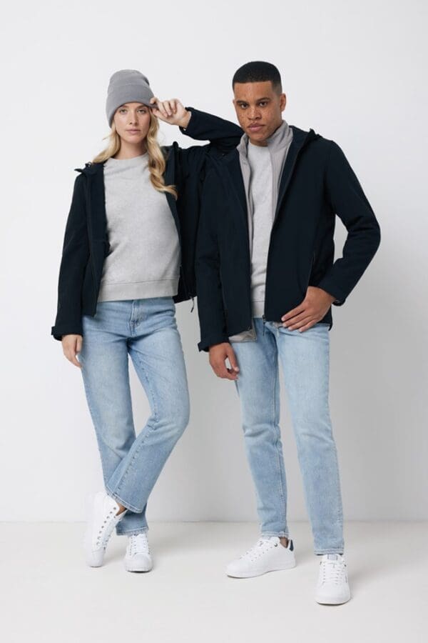 Softshelljacke IQONIQ Makalu Herren aus recyceltem Polyester