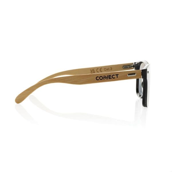 Sonnenbrille Prism aus RCS rec. Kunststoff mit Bambusbügeln